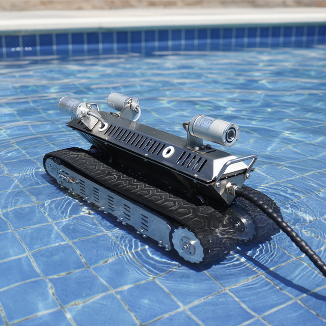 AVA-P3 Underwater Robot AUV 300m Depth Underwater Crawler Sewer Inspection Robot Pool Cleaning Robot with LED Beams