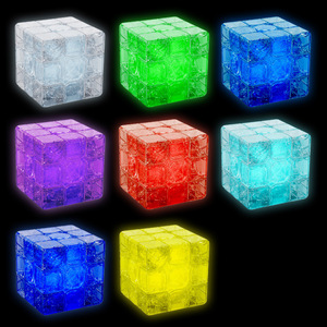 Yuxin 3x3 Light <b>Cube</b> Magnetic Speed <b>Puzzle</b> For Kids And Teens Brain Training Toy - Product Image 5