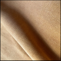Tissu de velours tricoté imprimé non brillant pour canapé et rideaux, ignifuge, imperméable et respirant