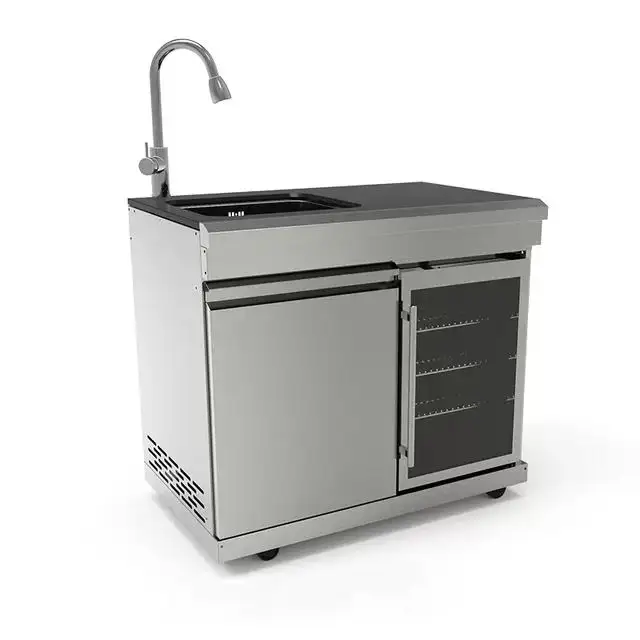 FSE Free Standing BBQ Grills Kitchen Cabinet Stainless Steel Outdoor Kitchen Cabinets