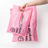 Impression personnalisée, gros sacs en plastique biodégradables, découpés à l'emporte-pièce avec son propre logo, d2w