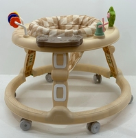 Andador Multifuncional Plegable de Plástico para Bebés con Reproductor de Música, Hermoso Diseño de Silla para Caminar para Bebés en Diversos Colores