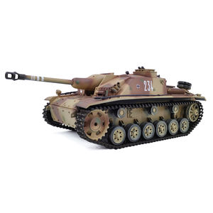 Tanque RC COOLBANK Edición Coleccionista 1:16 <span class=keywords><strong>StuG</strong></span> III Ausf.F8 Modificado Personalizado con Radio de 2.4Ghz, Tanque Alemán de la Segunda Guerra Mundial para Aficionados Avanzados - Product Image 1