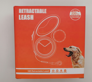 Einziehbare Haustier leine mit Poop Bag Dispenser, 10ft, reflektierend, 360 ° No Tangle, One Button Brake & Lock, rutsch fester Griff - Product Image 6