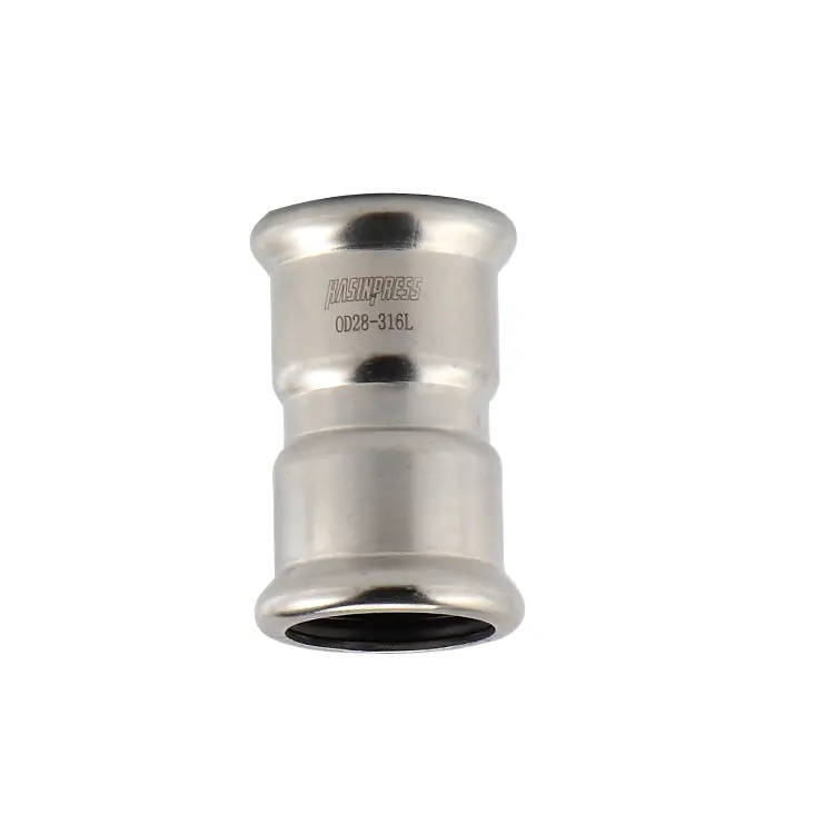 15Mm-168.3Mm Roestvrij Staal + Hnbr O-Ring M Persfitting Elleboog T-Adapter Union Cap