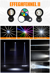 Venta Especial: Luces Móviles de Cabeza Giratoria de 380w con Anillo <span class=keywords><strong>LED</strong></span>, Efecto de Atomización y Colorido, para DJ, Bodas, Conciertos y Discotecas - Product Image 5