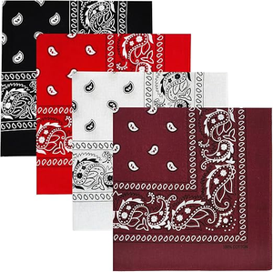 Linda Bandana Infantil con Diseño de Paisley Personalizada para Niños, Bandana Personalizada para Actividades Escolares, Campamentos de Verano, Identificación, Accesorio para la Cabeza - Product Image 3