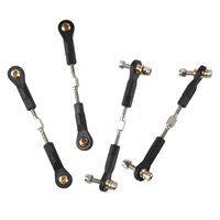 Rotule de suspension réglable TG30 40mm avec filetage 3mm, articulations en laiton et col hexagonal pour pièces de direction et de suspension RC