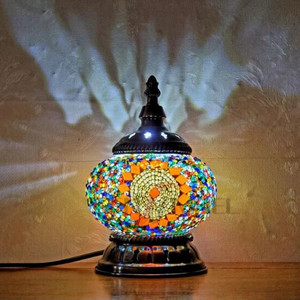 Lampade Turche Decorative da Tavolo Sensmuel in Vetro Mosaico Fatto a Mano - Product Image 3