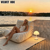 Canapé compact Caterpillar pour fenêtre en baie, fauteuil de sol paresseux de petite taille, idéal pour les appartements étroits et minuscules