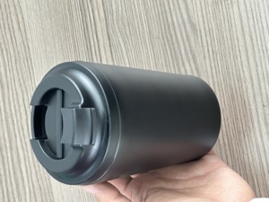 แก้วกาแฟ 380 มล. สำหรับร้านกาแฟ ใช้ซ้ำได้ น่ารัก ผนังสองชั้น สแตนเลส เก็บอุณหภูมิ แก้วน้ำแบบกำหนดเองพร้อมโลโก้ ฝาปิดสีเดียวกัน - Product Image 4