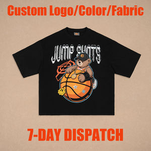 Camiseta de Verano 2026 con Estampado de <span class=keywords><strong>Anime</strong></span> Japonés, Camiseta Corta Cuadrada Personalizada, Camiseta de Alta Calidad, Estilo Urbano de Lujo, 100% Algodón - Product Image 1