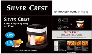 Vente flash Appareils de cuisine Friteuse à air Fenêtre visible Friteuses à air intelligentes Friteuse à air Silver crest - Product Image 5