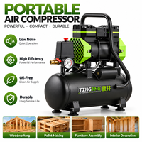 Compresseur d'air portable, mini, haute vitesse, silencieux, 8 bars, sans huile, électrique