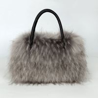 Sacs à main en fausse fourrure tendance pour femmes, sacs fourre-tout de luxe grande capacité pour femmes, sacs à bandoulière de créateur pour femmes