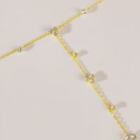 Chaîne de doigt en acier inoxydable personnalisée OEM, chaîne de main minimaliste, art de la main superposé, fleur, bracelet en CZ blanc pour femmes, bijoux
