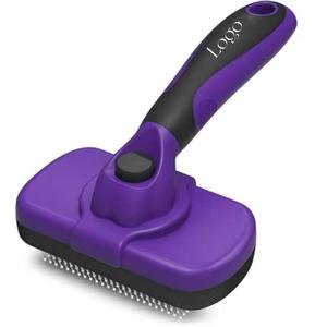 Chuyên Nghiệp Nhựa Pet Chải Chuốt Lược Pp Undercoat <span class=keywords><strong>Shedding</strong></span> Rake Cho Chó Và Mèo Detangles Và Loại bỏ Mền Lông - Product Image 2