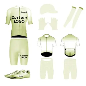 custom wholesale mountain bike jerseys with pockets yellow cycling jersey women's road bike long sleeve jersey manufacturer
