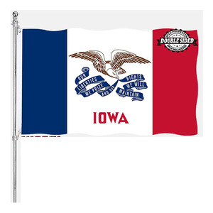 Drapeau péruvien 3x5 Drapeau péruvien 3x5 Drapeaux Lion de Juda double face Matériau 3 plis avec 2 œillets en métal 4 rangées de coutures - Product Image 5