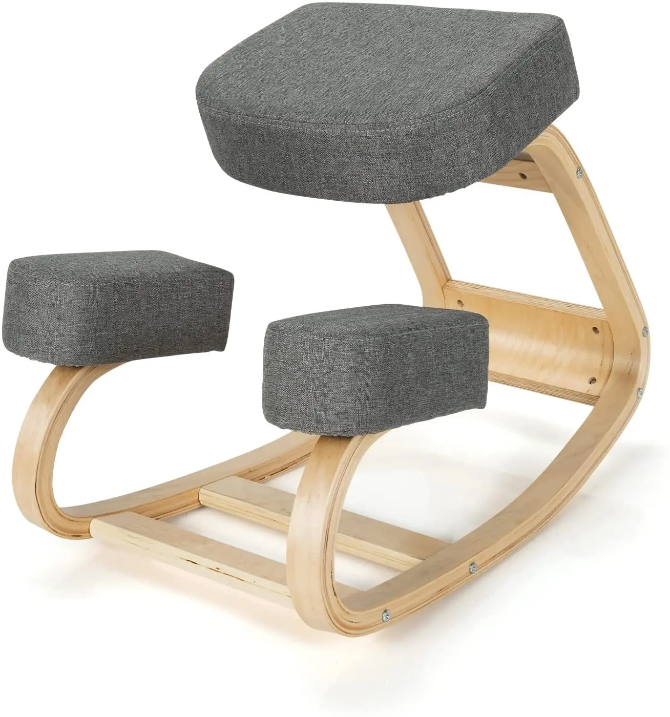 Оптовая продажа, эргономичное кресло на колени, кресло-сидение для йоги, офисное кресло для коррекции позы, положительное деревянное кресло-колено