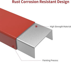 Ambizione ODM/OEM pesante carrello elevatore rosso attacco di traino per 2 "ricevitore rimorchio adattatore con catena - Product Image 6