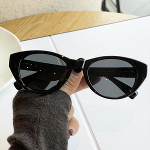 2025 New Fashion Retro Cat's Eye <b>Square</b> Green Polarized TR90 Full Rim <b>Sunglasses</b> for Women-Narrow <b>Frame</b> Outdoor Use - Product Image 1