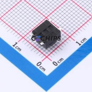 GT-TC120A-H060-L1 Tactile Switch SMD-4P,6.2x6.2mm Switch Single Pole Single Throw Round Button 1.6N Vertical Mount - Product Image 2