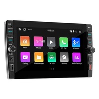 Radio Mobil Android 12 Double Din 9 Inch Layar IPS Split Screen Stereo Carplay DVR Portabel VW/POLO/PASSAT GPS Pemasangan di Dashboard