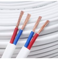 RVVB Flachkabel, Kupferleiter, für die Stromversorgung, Beleuchtung und den Anschluss von elektrischen Geräten im Innenbereich.