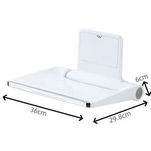 High Quality Waterproof <b>Bath</b> Seat Wall Mounted Bathroom Folding Shower Seat for Disabled Bathroom Shower Seat - Product Image 4