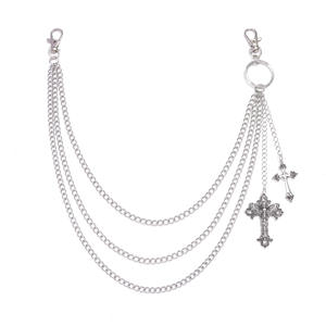 European American Hip Hop <b>Cross</b> <b>Chain</b> Waist <b>Chain</b> Zinc Alloy Casual Fashion Body <b>Chain</b> Multi Layered Metal Pendant - Product Image 5