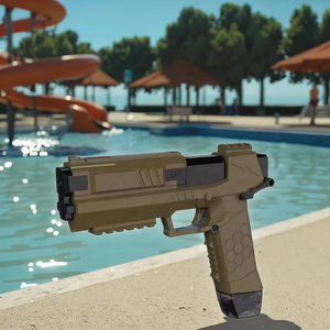 Pistola ad Acqua Elettrica in Plastica KK per Adulti e Bambini Certificata CPC Lunga Gittata 5-6m Spruzzo Continuo Pistola ad Acqua Automatica con Un Solo Pulsante - Product Image 6