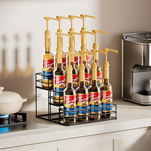 Kitchen Seasoning <b>Rack</b> Multi Layer Spice <b>Bottle</b> Organizer <b>Storage</b> Shelf For Cooking Oil Vinegar Condiments - Product Image 1