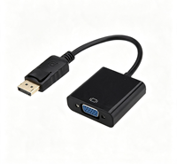 Adaptateur DP vers VGA en cuivre, directement de l'usine, pour câble convertisseur VGA pour ordinateur personnel