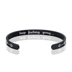 Brazalete de Acero Inoxidable 316L para Mujer y Hombre, Muestra Gratis, Grabado Personalizado con Mensaje Inspirador, Pulseras Personalizadas - Product Image 5