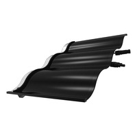 Dreifach Gekrümmte Solar-Dachziegel Dachschindeln System Solar-BIPV PV-Energie