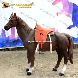 بلدي دينو D51 حديثا فايبر جلاس بالحجم الطبيعي الحيوان الحصان نموذج