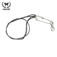 Cordon de verrouillage pour la pêche en Dyneema SK75 UHMWPE de 2 mm avec boucle sans couture, tressé à la main, haute résistance à la traction, adapté pour la corde de kitesurf