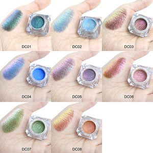 Gp निजी लोगो स्पार्कली होलोग्राफिक गैर विषैले पेशेवर 1g मेकअप ढीले वर्णक मिश्रण-रंग जोड़ी क्रोम धातु नेत्र छाया - Product Image 4