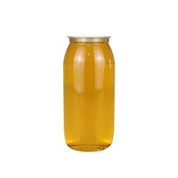 Bouteille transparente pour boissons en PET de 350 ml et 500 ml, canette en plastique pour soda, jus de fruits, lait ou thé, avec couvercle facile à ouvrir