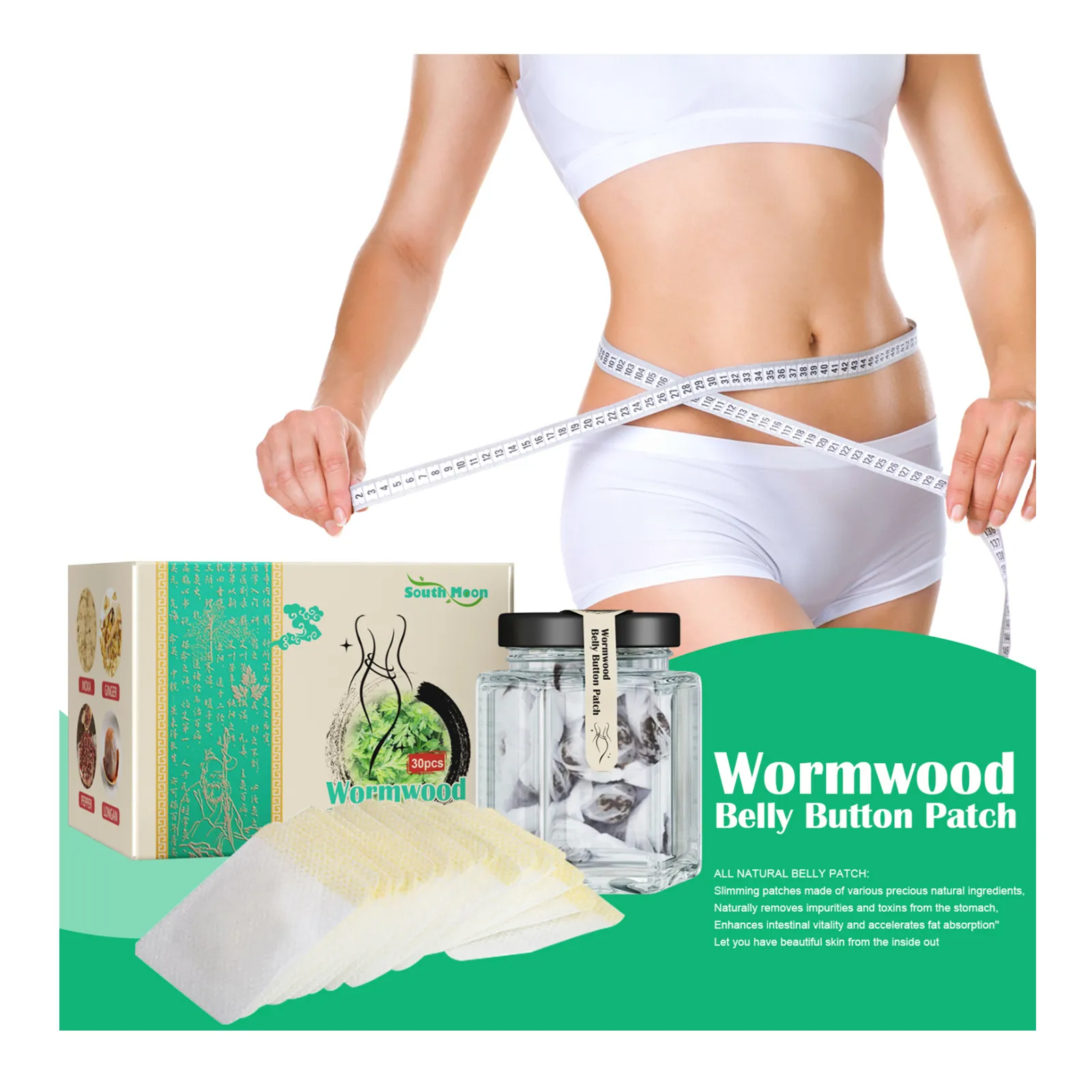 Kostenlose Probe Magnetic Detox Slimming Patch Gewichts verlust Patch Slim Patch Pads Burning Fat Slimming Aufkleber mit Kapseln