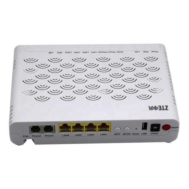 ZTE ZXHN F612 FTTH IS GPON Optical Network Terminal (ONT) With 1 Ge Port + 1Fe  Port and 1 Telephone Port ZTE F612 Firmware