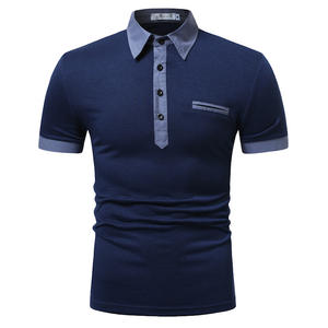 Tasarımcılar erkek moda düğmeleri artı boyutu erkek <span class=keywords><strong>Polo</strong></span> gömlekler özel Logo oyalamak yüksek kaliteli pamuk <span class=keywords><strong>Polo</strong></span> gömlek üreticisi - Product Image 2