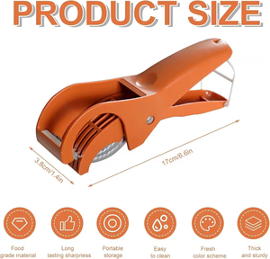 Stainless Steel Banana Slicer, Multifunctional <b>Fruit</b> and <b>Vegetable</b> Salad Cutter - Easy to Grip, Kitchen <b>Tool</b> for Cutting Sausage - Product Image 2