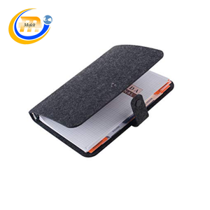 Cuadernos de fieltro de suministro de fábrica con logotipo impreso personalizado para estudiantes - Product Image 3