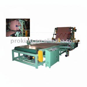 Machine de découpe automatique de tissu de cordon en acier pour la fabrication de pneus PLC contrôle le coupe-biais horizontal 220V tension pli de ceinture de pneu - Product Image 1