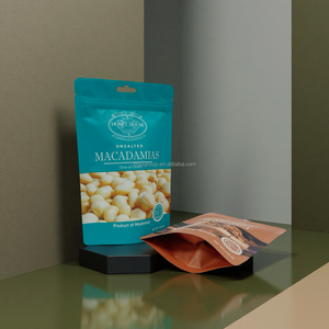 Hạt Snack thực phẩm Dây Kéo Túi nhựa dây kéo túi tùy chỉnh hạt nhựa bao bì kẹo Dây Kéo Túi đứng lên túi - Product Image 2