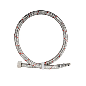 <span class=keywords><strong>Tuyau</strong></span> d'arrivée <span class=keywords><strong>flexible</strong></span> en acier inoxydable tressé 2025 avec raccord en laiton certifié NSF KTW CUPC pour eau chaude, cuisine et <span class=keywords><strong>WC</strong></span> - Product Image 6