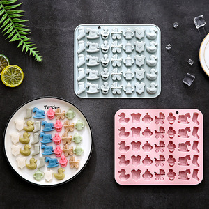 Moule à <span class=keywords><strong>gâteau</strong></span> en silicone 3D réutilisable pour résine époxy, forme carrée, lavage à la main uniquement, 1 pièce - Product Image 4