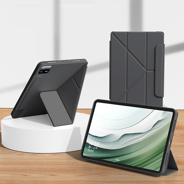 For iPad Pro 2025 2024 Anti-scratch Defense Case for iPad Air3 Strong Magnetic Y Fold Buckle Tablet Case Cover for iPad Mini6